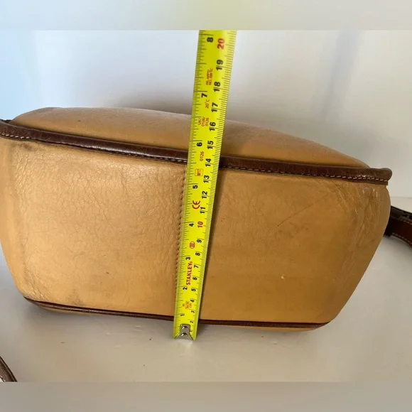 VINTAGE Roots Two-Tone Tribe Leather Crossbody Bag - Picture 9 of 16